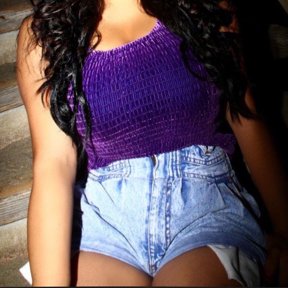 High waisted Jean shorts, 13 inch waist
